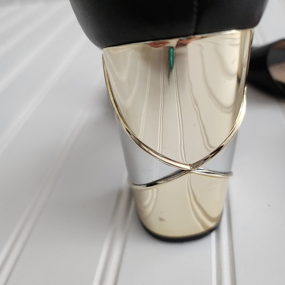 ALDO Black Metallic Heel - Size 7 - Picture 13 of 15